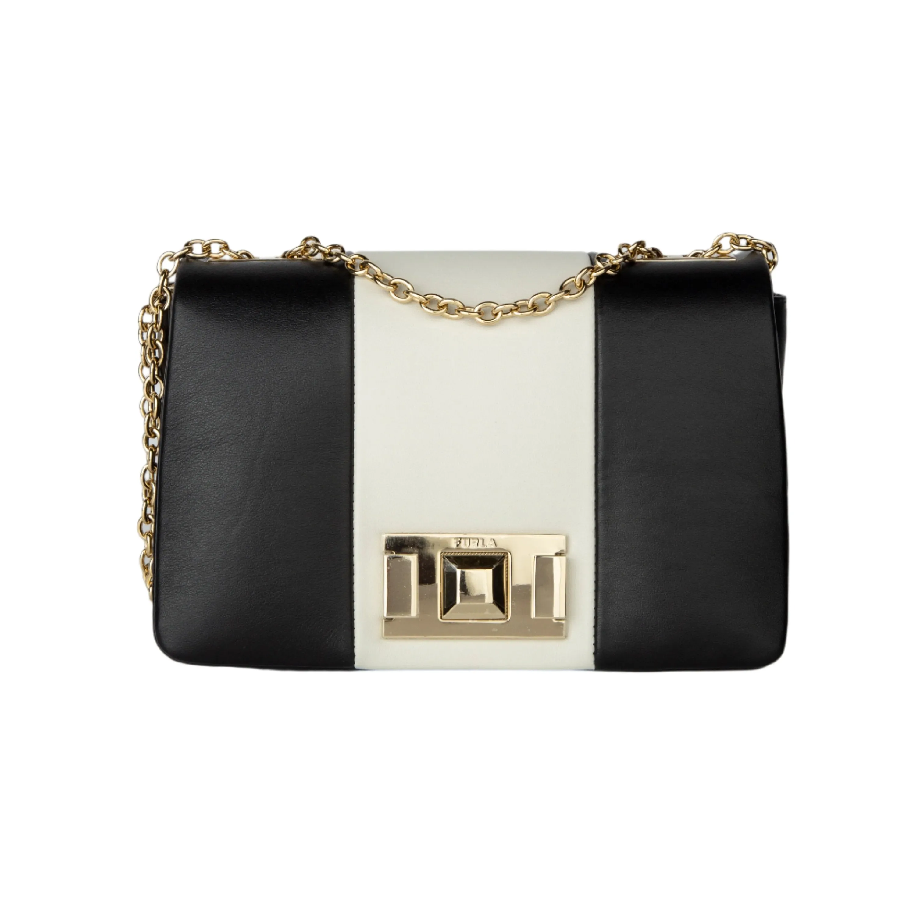 Furla Lulu Mini Crossbody - Nero Marshmallow