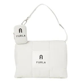 Furla Piuma Medium Shoulder Bag - Talco