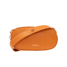 Furla Real Small Crossbody Double Zip - Mandarino