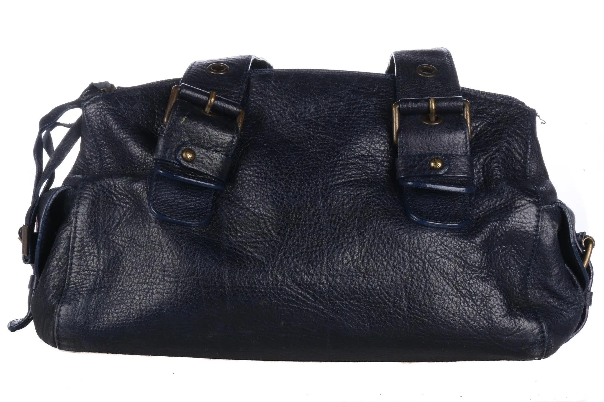 Genuine Coccinelle Leather Dark Blue Handbag