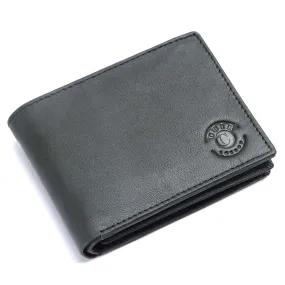 Genuine Grey NDM Wallet for Men | Buff and Cow Leather | 6 Pockets