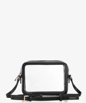 GiGi New York - Black Collins Crossbody Game Clear PVC w/ Black Leather