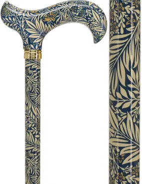 Golden Petals FashionStix: Designer Derby Cane, Adjustable