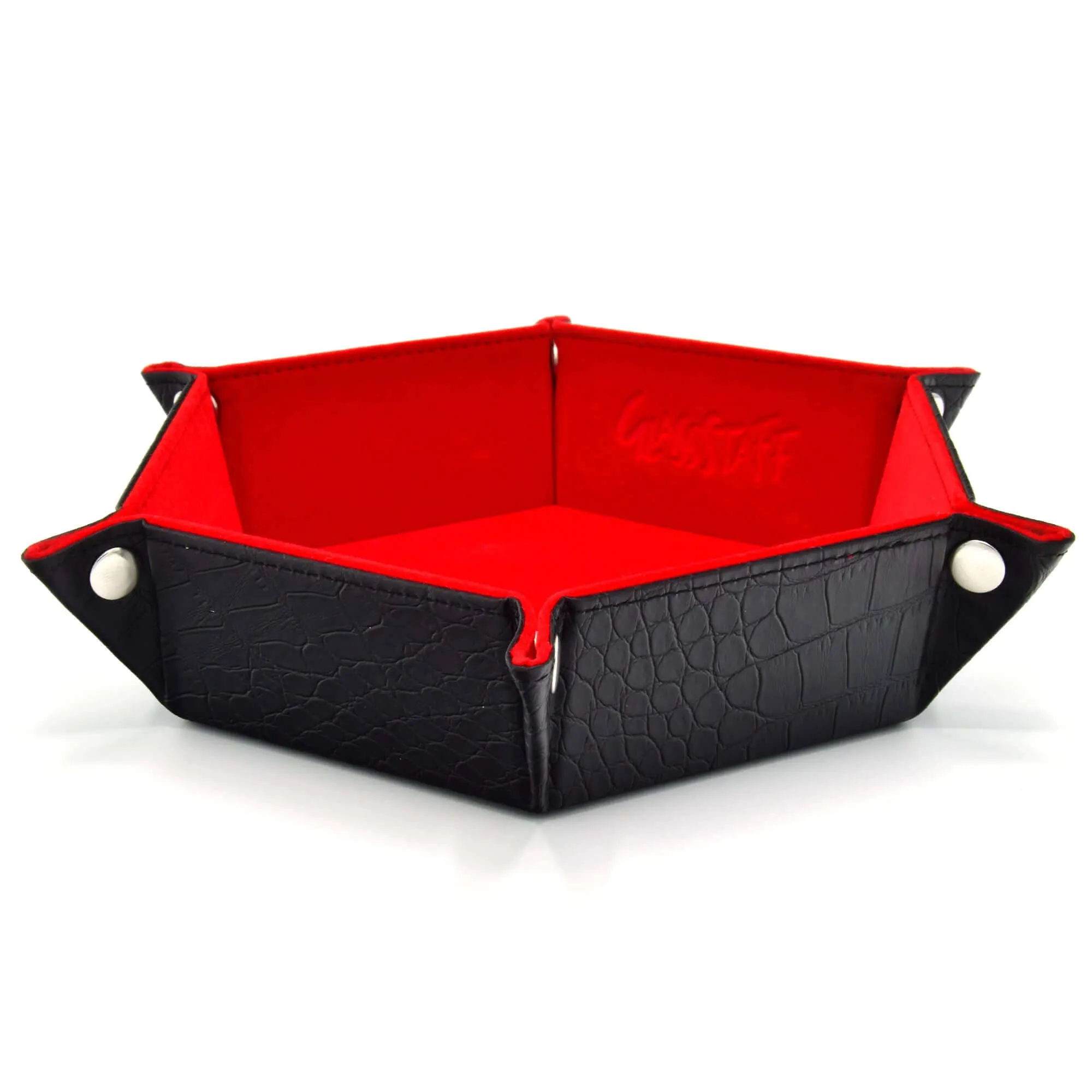 GS Hexagonal Foldable Rolling Tray | Red Dragon Skin