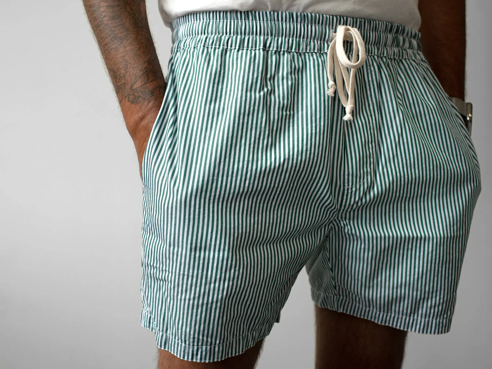 HAMPTON CLUB SHORTS. BRITISH GREEN.