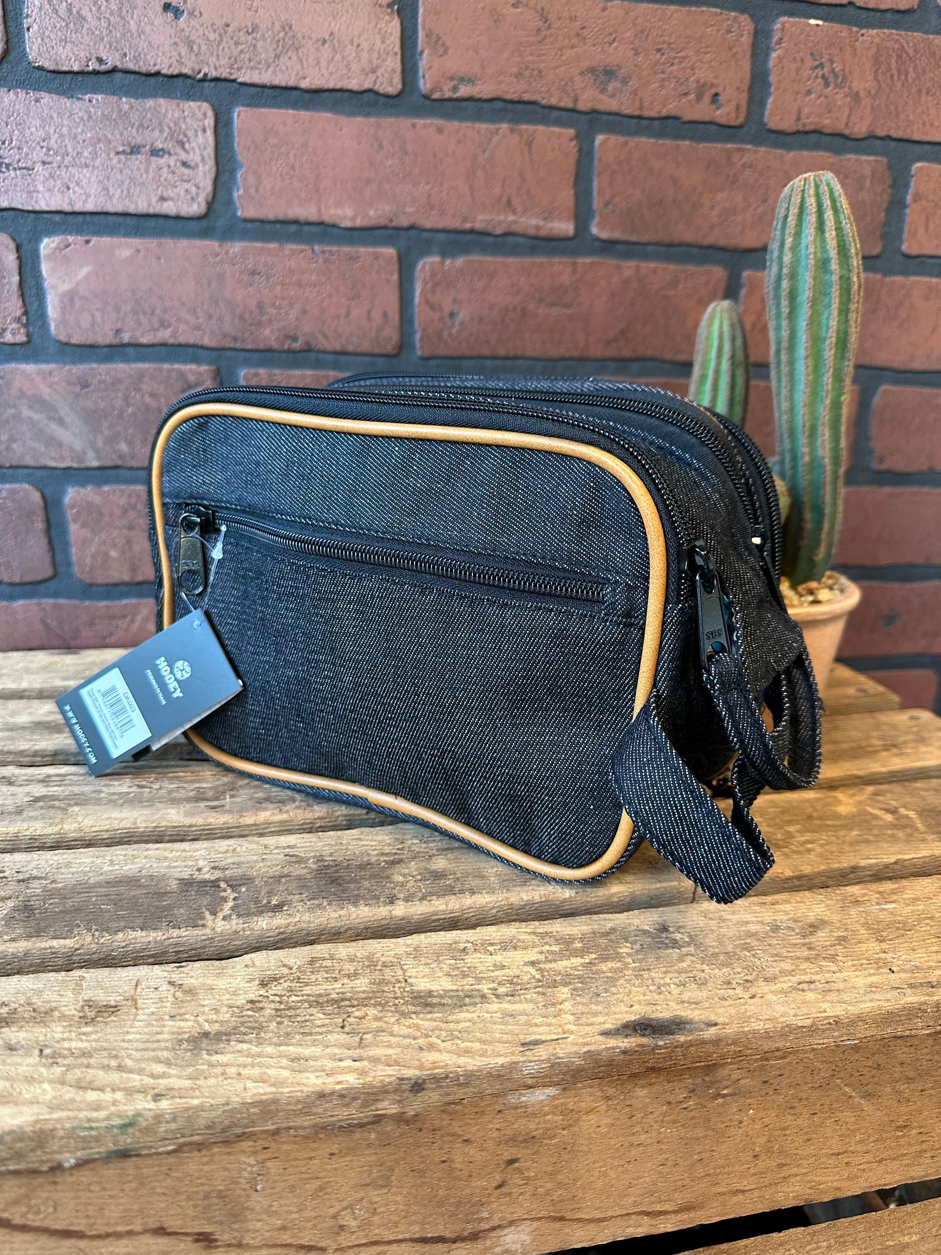 Hooey Dopp Kit Denim Aztec Toiletry Bag DK003