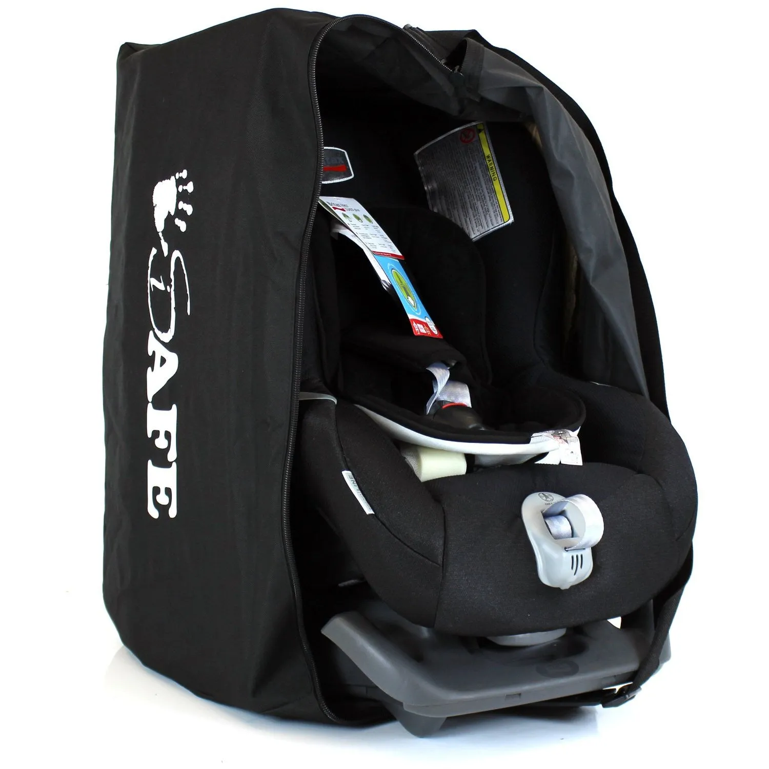 iSafe Universal Carseat Travel / Storage Bag For Britax Max-Way Car Seat (Black Thunder)