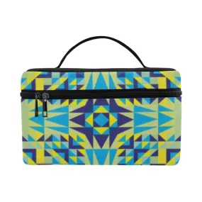 Kaleidoscope Jaune Bleu Cosmetic Bag/Large