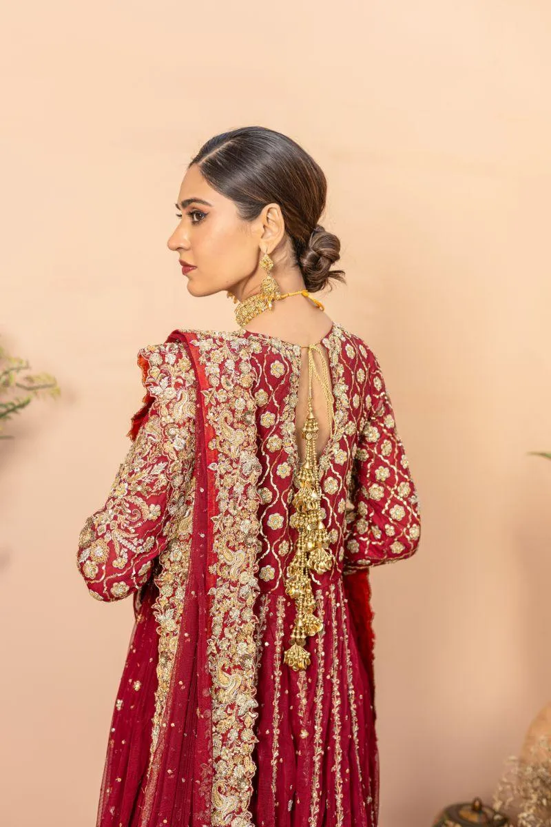 Khayal by Shaista Hasan - Crimson Couture - Net  - 3 Piece