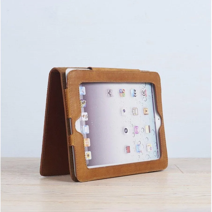 Leather iPad Cover With Stand