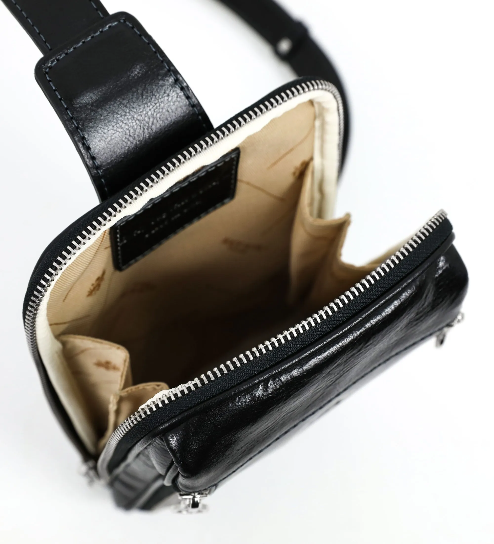 Leather Sling Bag Chest Bag - Kim