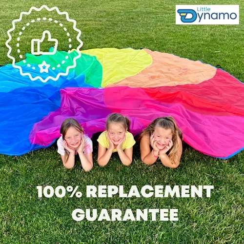 Little Dynamo Parachute, 12 Foot Parachute for Kids