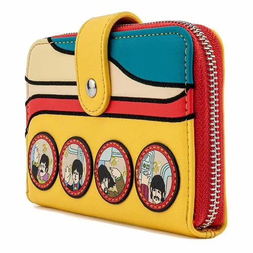 Loungefly The Beatles Yellow Submarine Zip Around Wallet