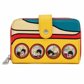 Loungefly The Beatles Yellow Submarine Zip Around Wallet