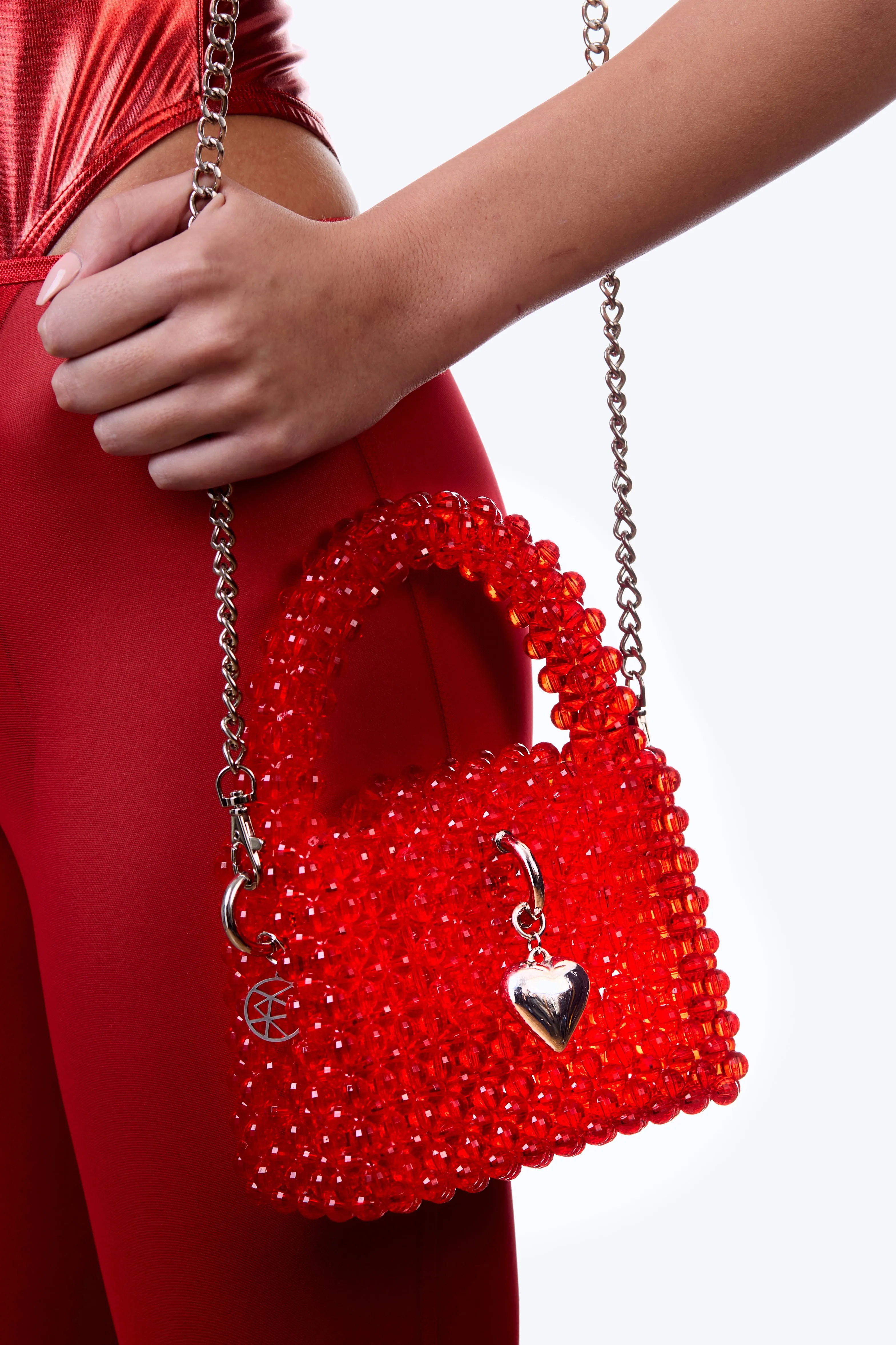 Lovesick Hand Beaded Mini Bag