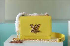 LV Twist PM Epi Yellow For Women,  Shoulder And Crossbody Bags 7.5in/19cm LV