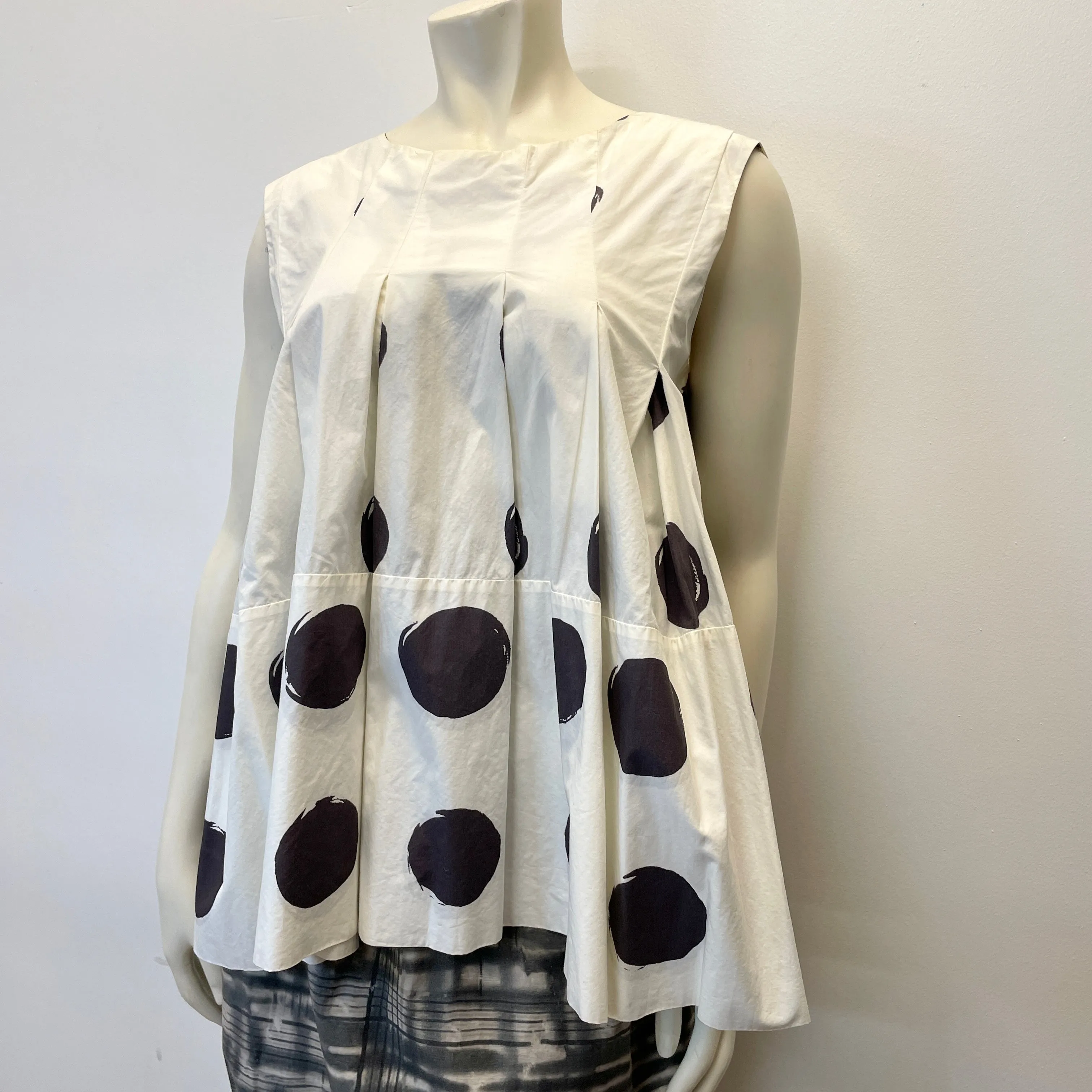 Marni Fall ‘06 Vintage Designer Polkadot Summer Top Made in Italy Size M