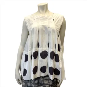 Marni Fall ‘06 Vintage Designer Polkadot Summer Top Made in Italy Size M