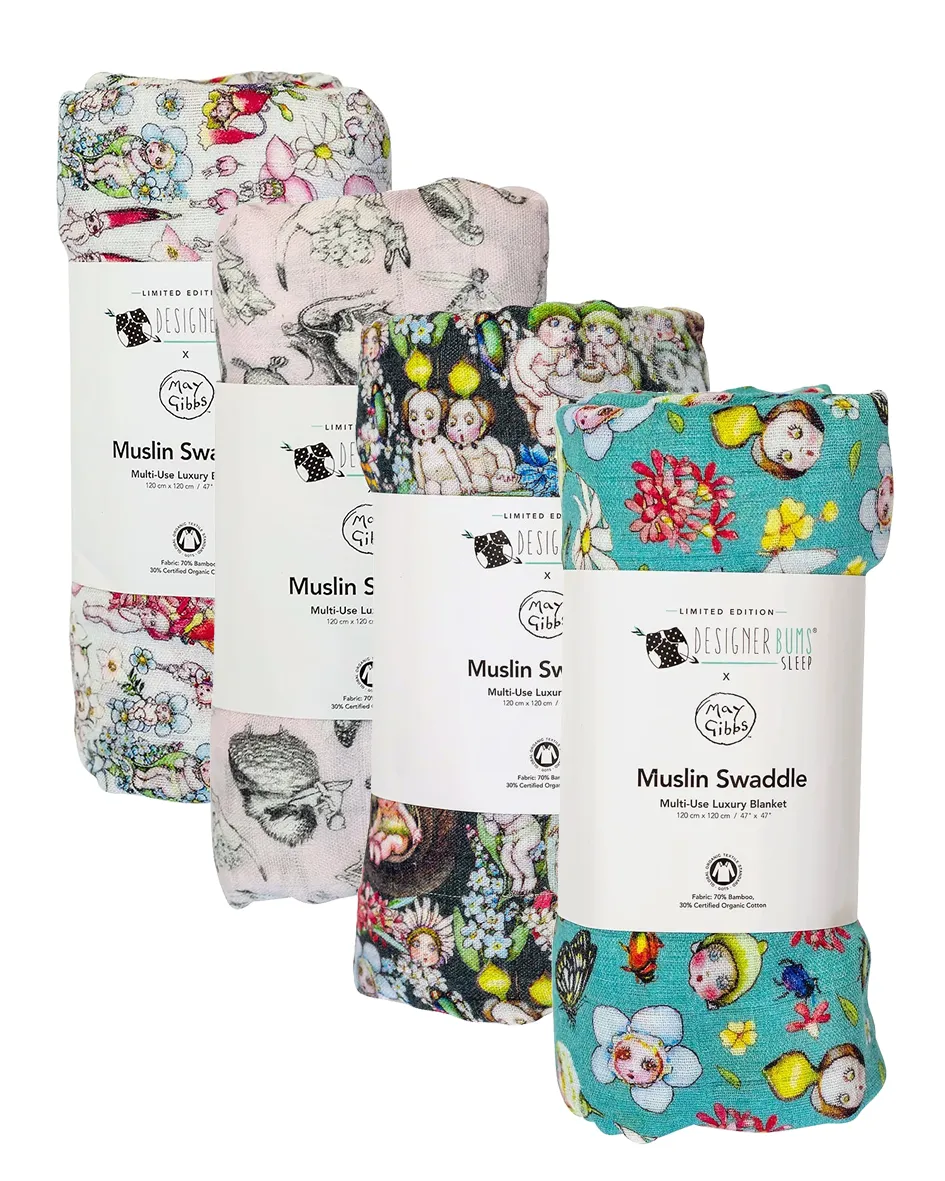 May Gibbs Swaddles - Various