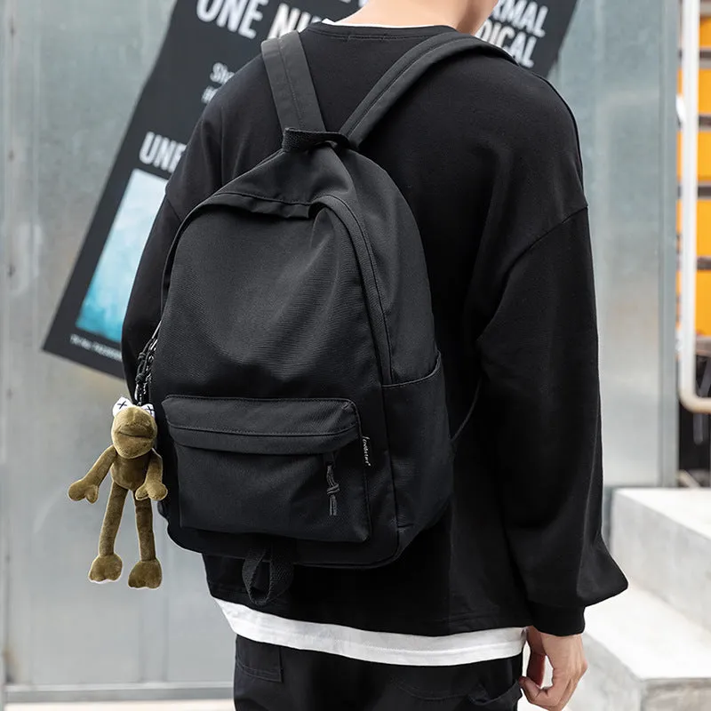 Middle School Student Schoolbag Men's Fashion Trend Junior High School Student College Style High School Student Backpack Japanese Backpack