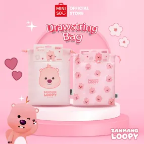 Miniso Zanmang Loopy Collection Fabric Drawstring Bag (M)