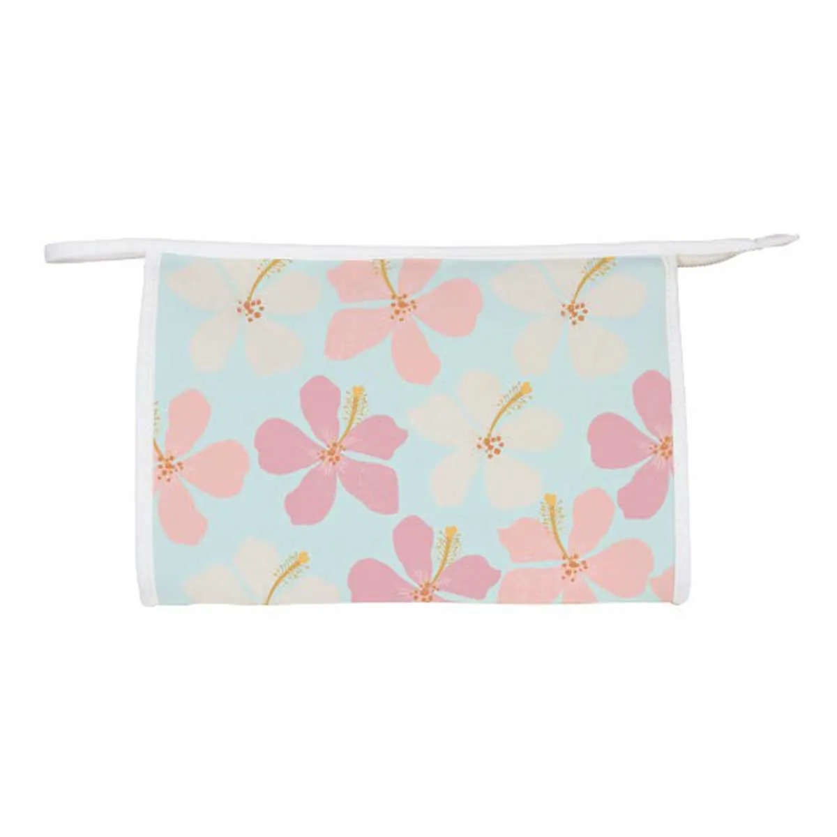 *Modern Hibiscus Neoprene Cosmetic Bag