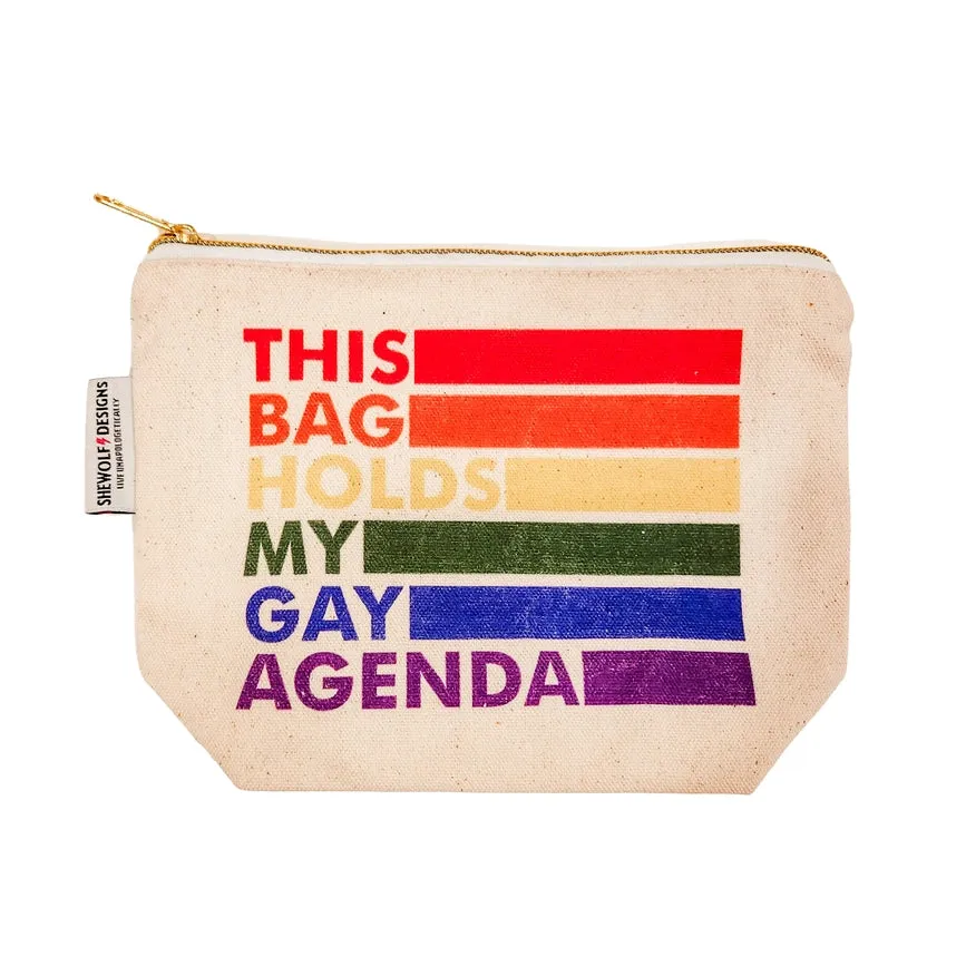 My Gay Agenda Pride Pouch