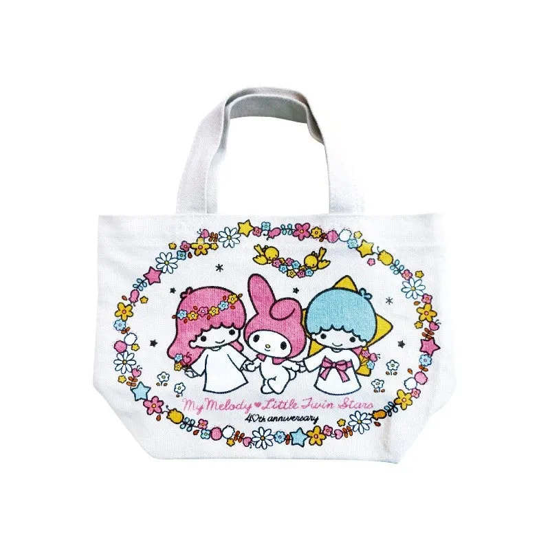 My Melody  Little Twin Stars Tote Bag (40th Anniversary)