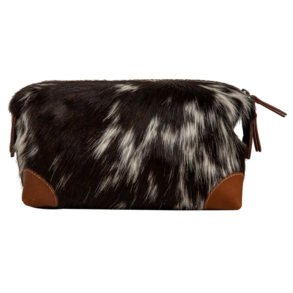 Myra Cullom Trail Hair on Makeup Bag