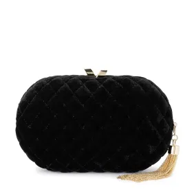 OB4787 RIKKI QUILTED VELVET CLUTCH