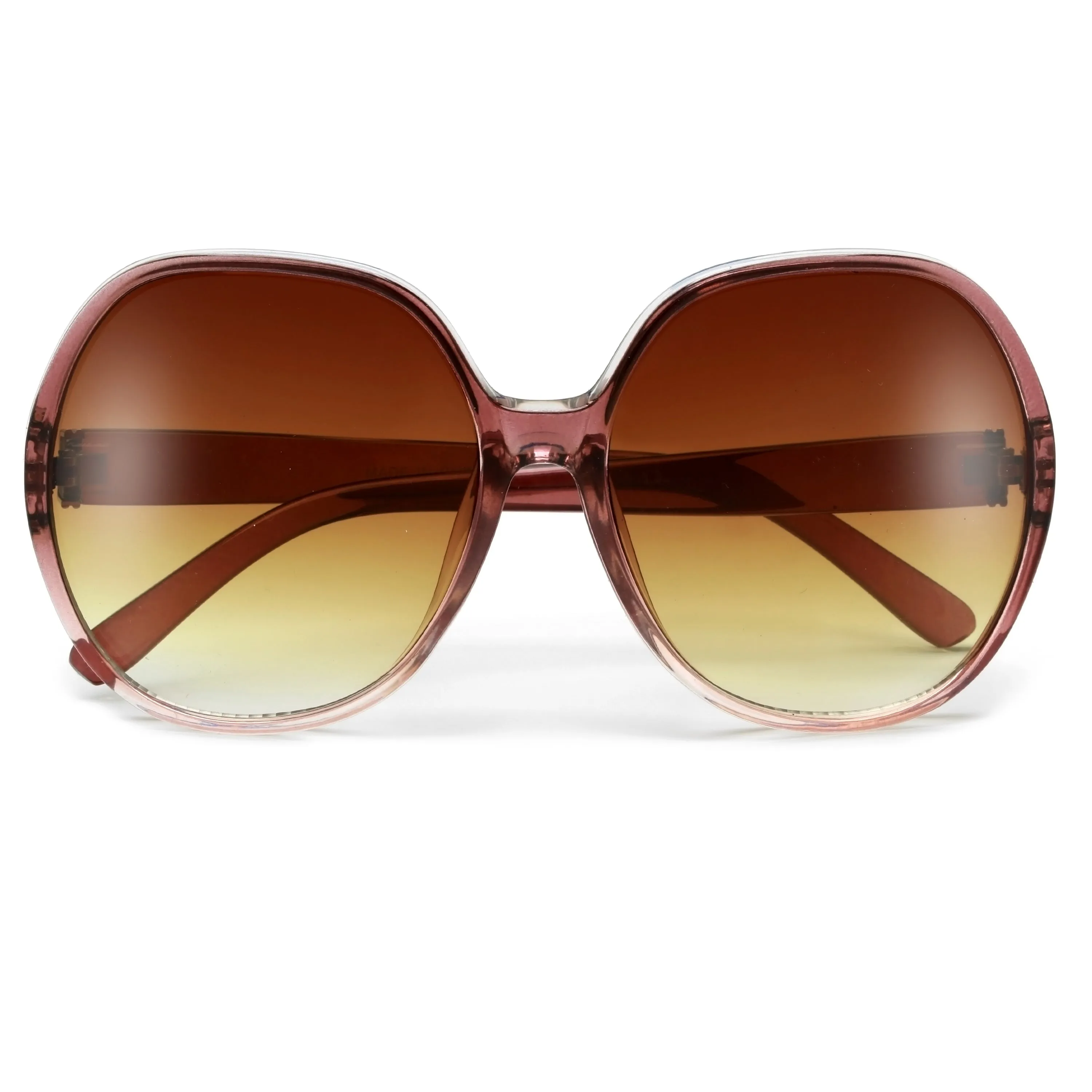 Oversize 62mm Women's Round Fashion Sunglasses