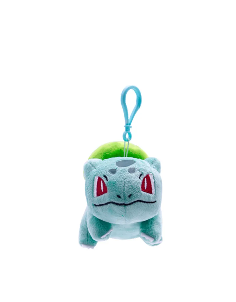 Pokemon Burbasaur Genuine Plush Rag Bag Charm Doll with Hook 5.1" Cute Design