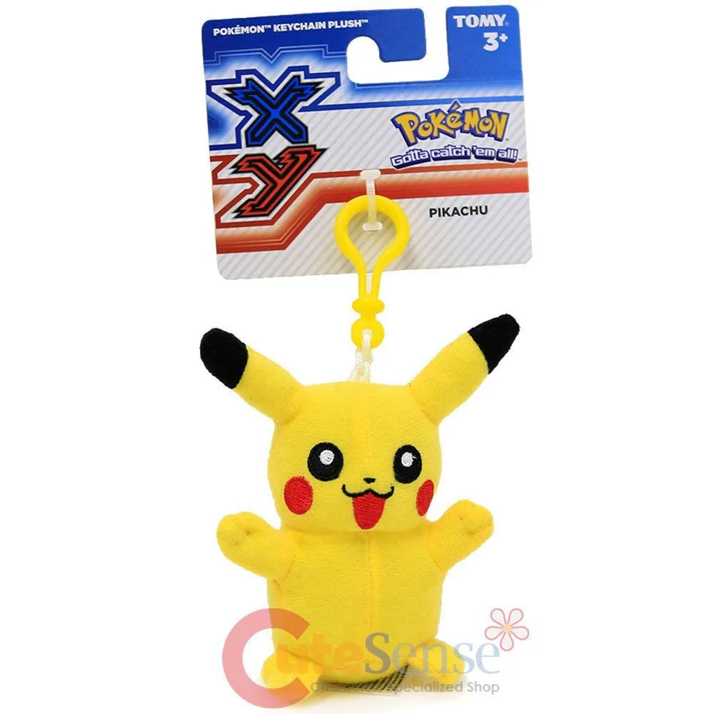 Pokemon XY 4" Clip-On Plush PIKACHU