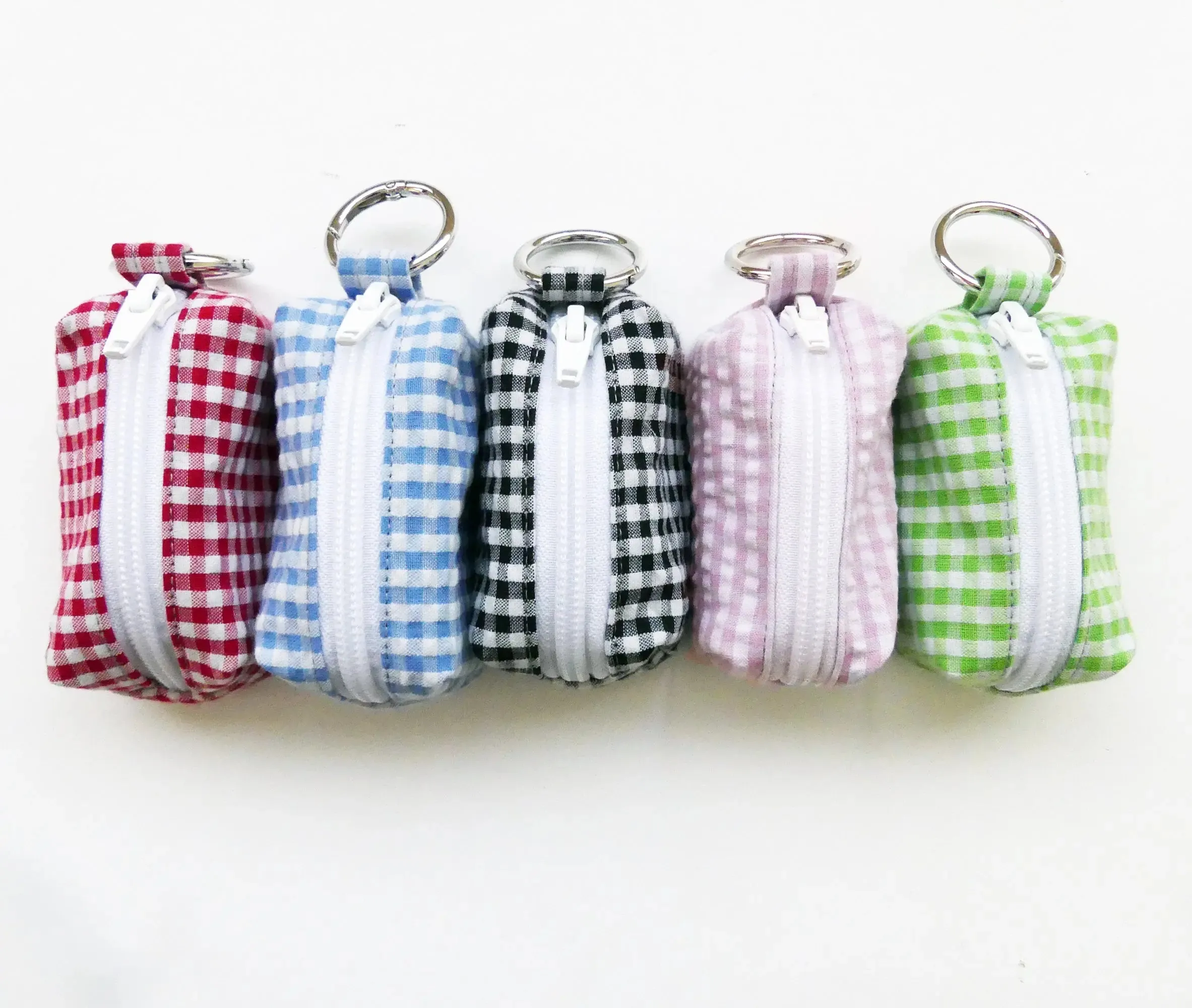 Precision Fit Gingham Dog Poop Bag Holder Matching Gingham Leads Harnesses