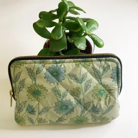 Premium Recycled Silk Make-up Bag (One-Off Print)