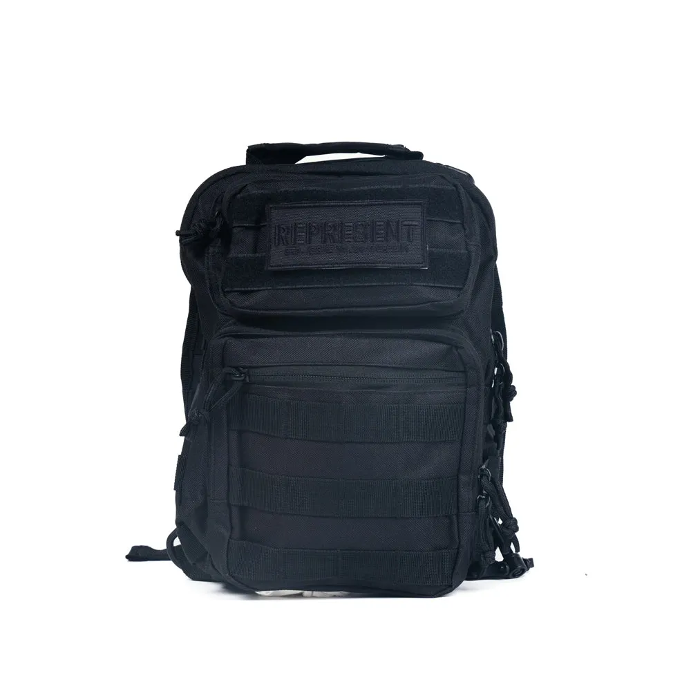 Proof of Work Division Molle Shoulder Sling Daypack Bag  [BLACK] MILITARY GRADE COLLECTION