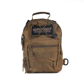 Proof of Work Division Molle Shoulder Sling Daypack Bag  [DESERT SAND] MILITARY GRADE COLLECTION