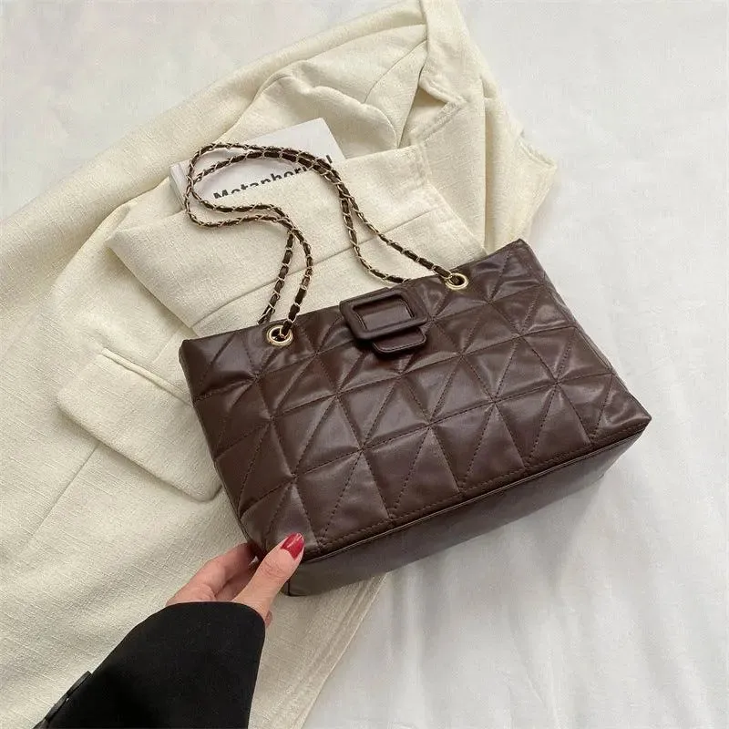 Quilted Chain Shoulder Bag