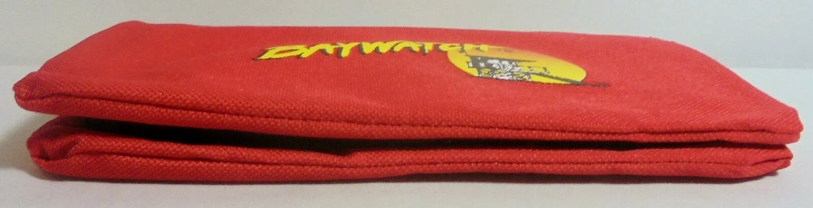 Retro Baywatch Bag Zipper Pouch, Pencil Case, Travel Makeup, Large Wallet 1996 Red Vintage New Old Stock w/ Tags