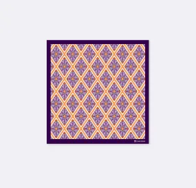 Retro vintage silk pocket square