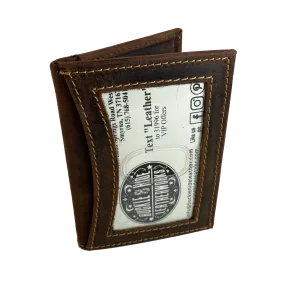 RFID Front pocket Wallet with double I.D.