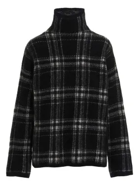 'S Max Mara Cammeo Check Knit Jumper