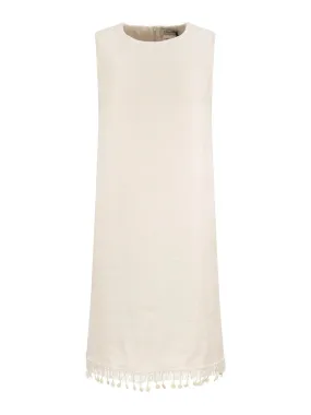 'S Max Mara Fringe-Detailed Sleeveless Dress