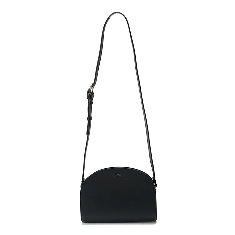 Sac Demi Lune Saffiano LZZ NOIR