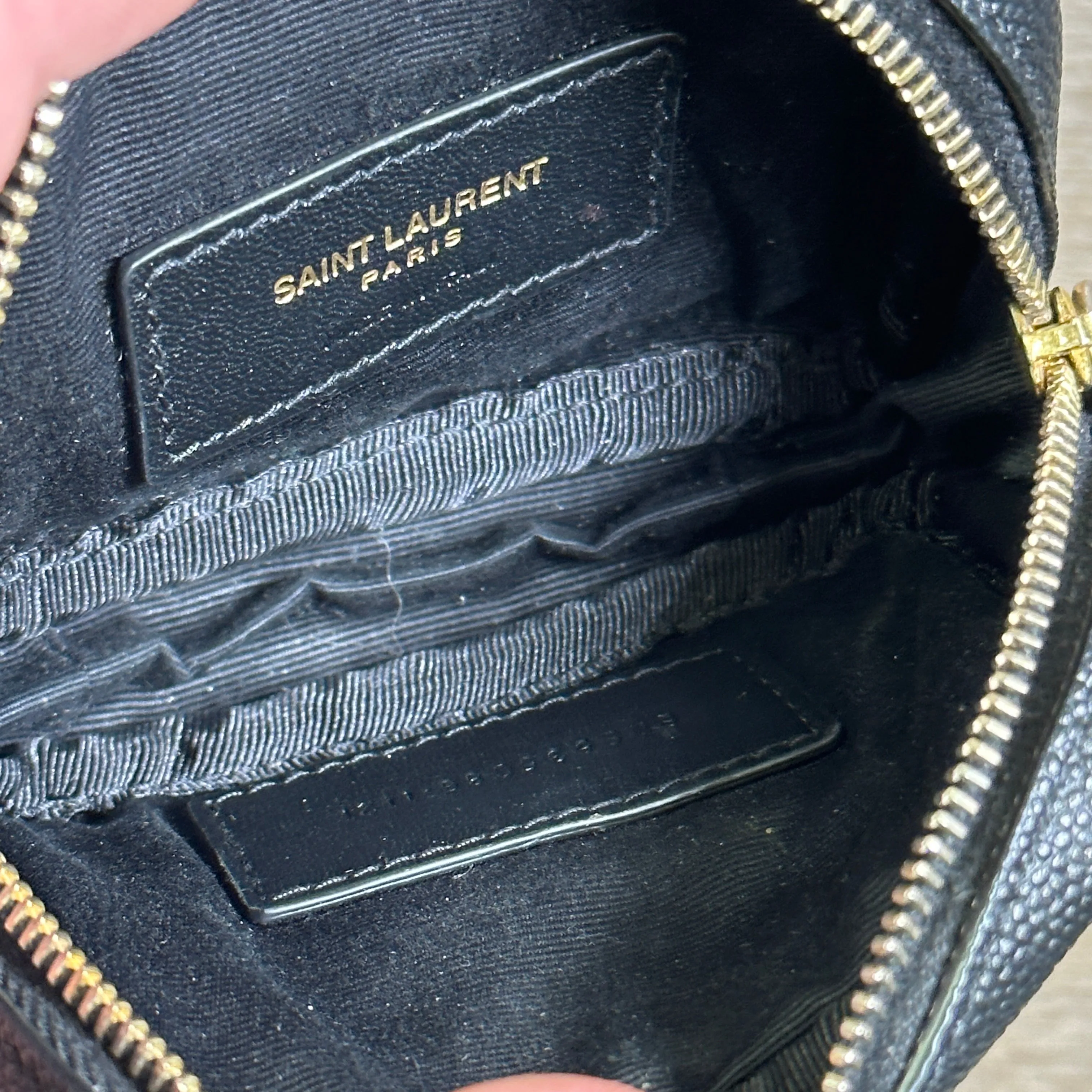 Saint Laurent Monogram Baby Lou Camera Bag - Black