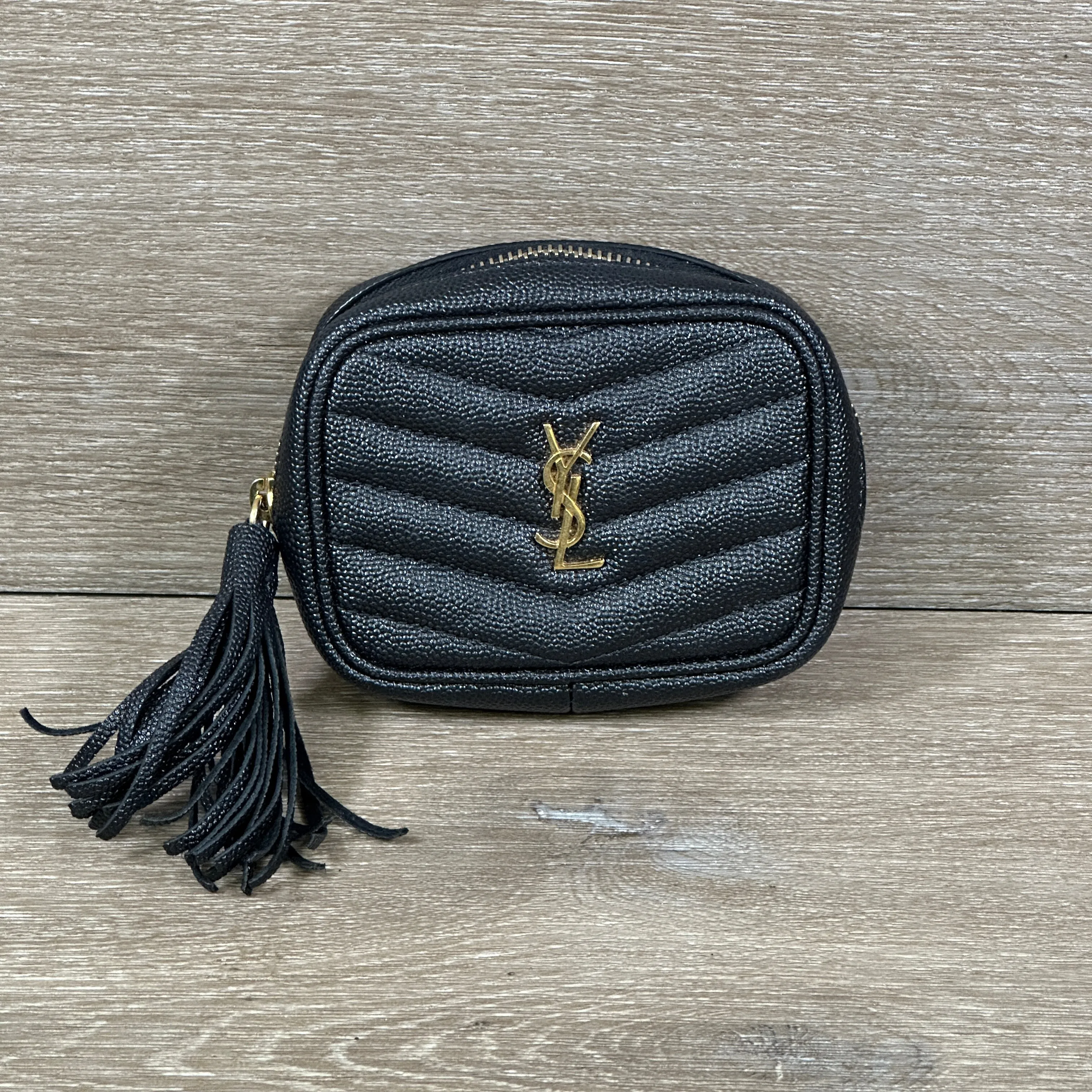 Saint Laurent Monogram Baby Lou Camera Bag - Black