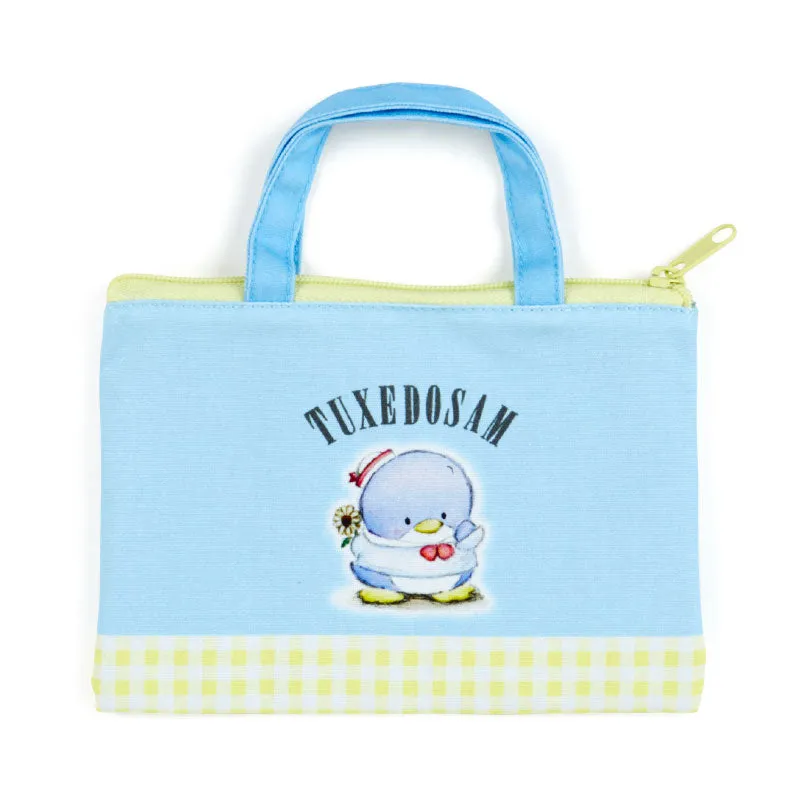 Sanrio Characters Vintage Style Flat Pouch with Handle