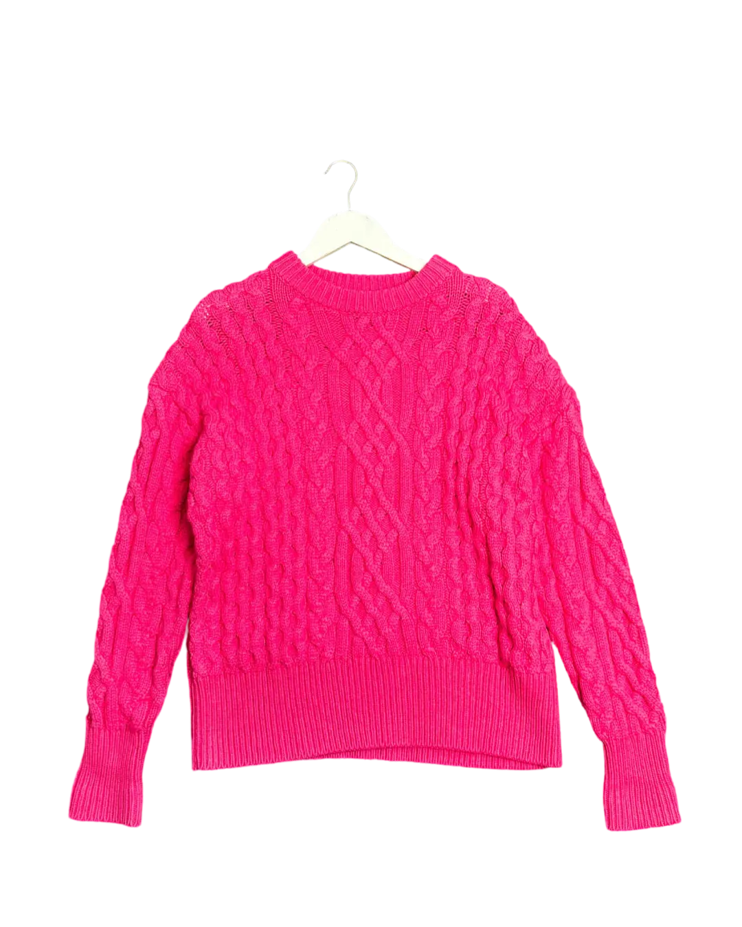 Size L - Kloke Highlighter Pink Vibrations Jumper