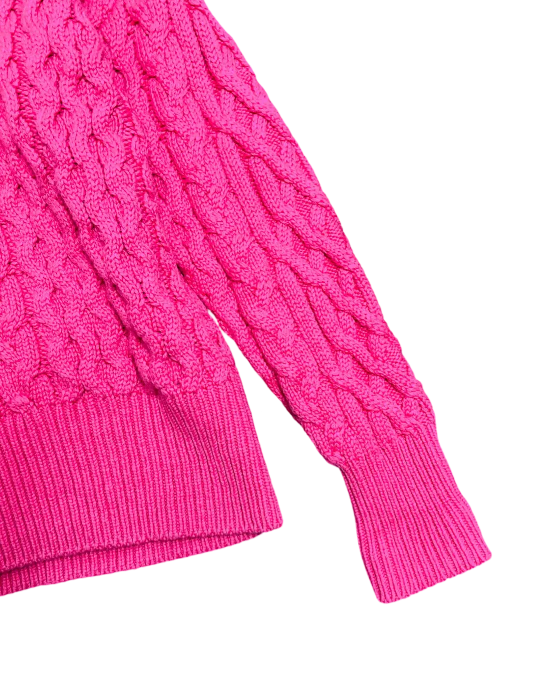 Size L - Kloke Highlighter Pink Vibrations Jumper