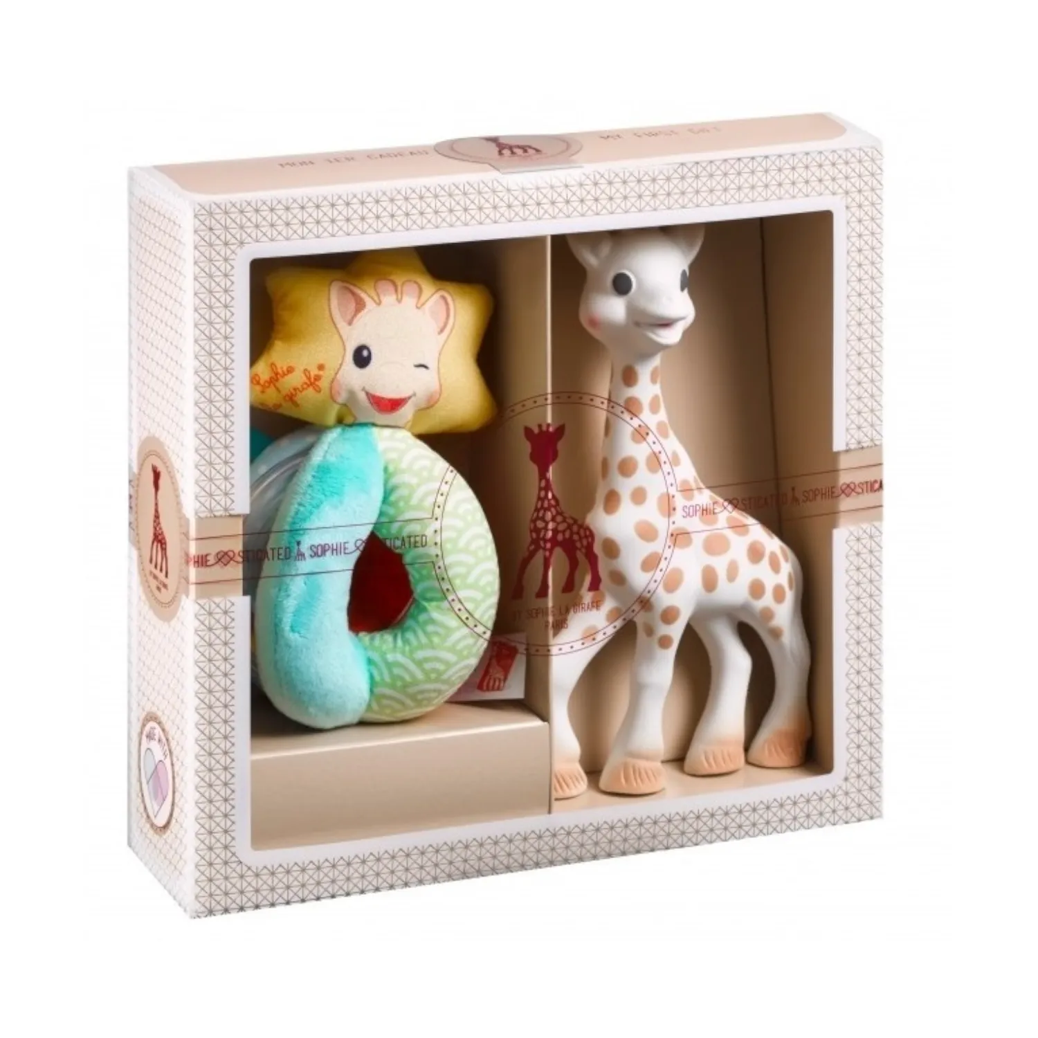 Sophie La Girafe - 00002 | Sophie La Girafe Set with Sophie La Girafe & Rattle